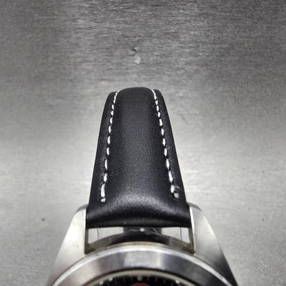 Victorinox Swiss Army Garrison Watch Women 34mm Black Dial Steel Date New Batt P4