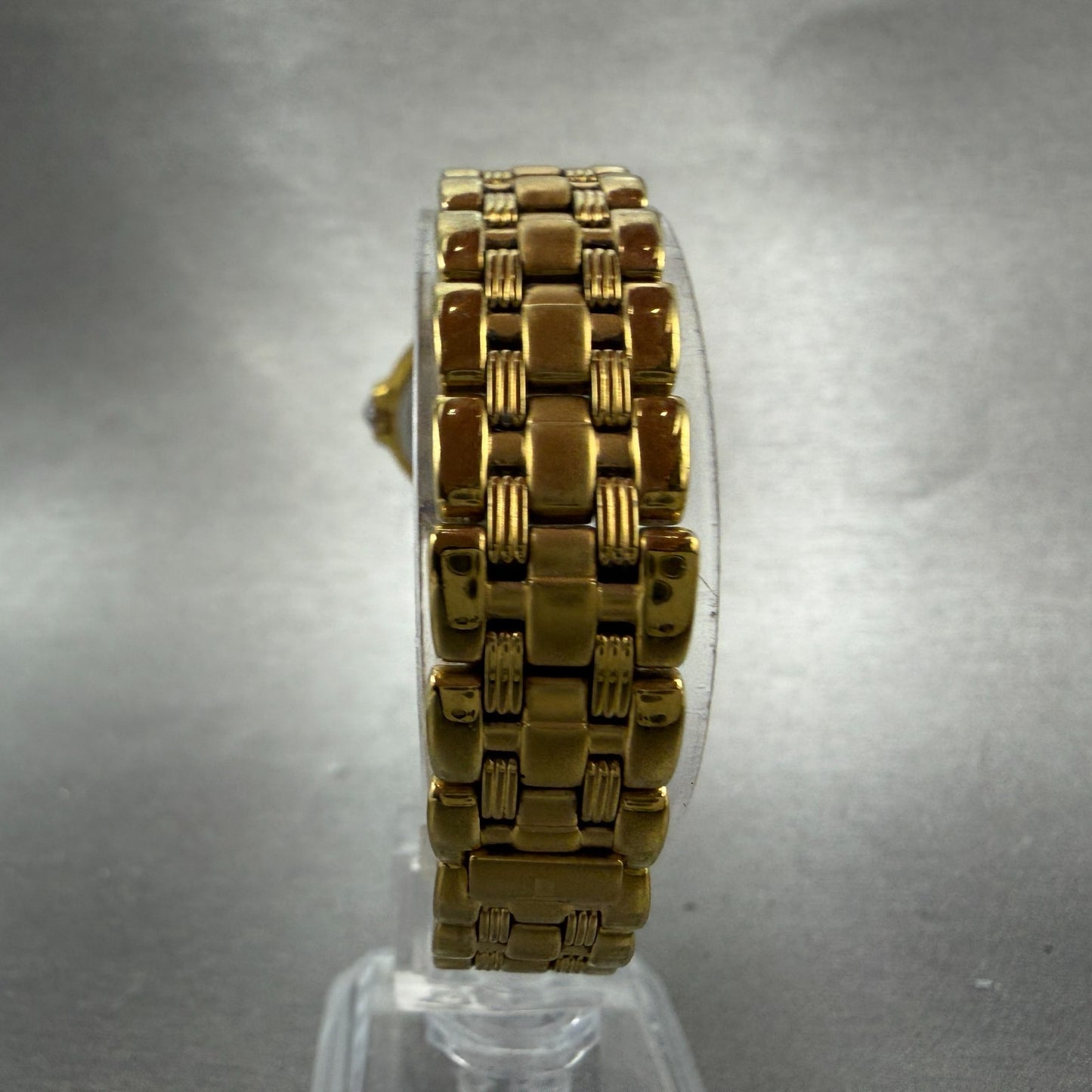 Tissot Watch Women 24mm MOP Dial Gold Tone Round C218/318C Round New Battery7
