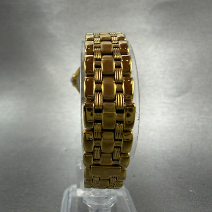 Tissot Watch Women 24mm MOP Dial Gold Tone Round C218/318C Round New Battery7