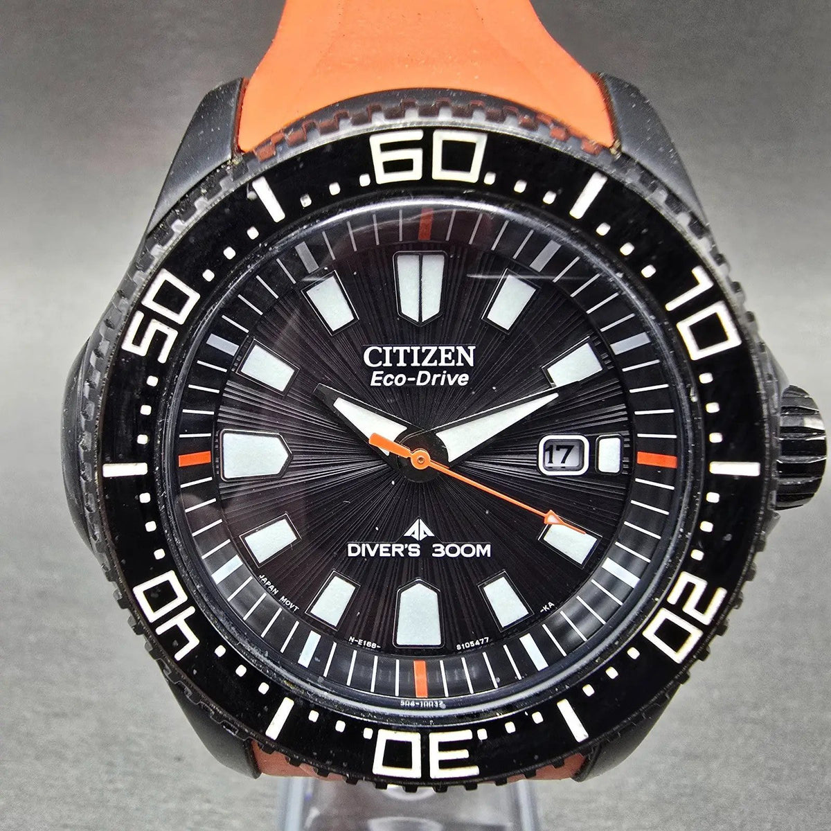 Citizen Eco-Drive Promaster Dive Watch Men 47mm Black Dial Black Date BN0088-03E0