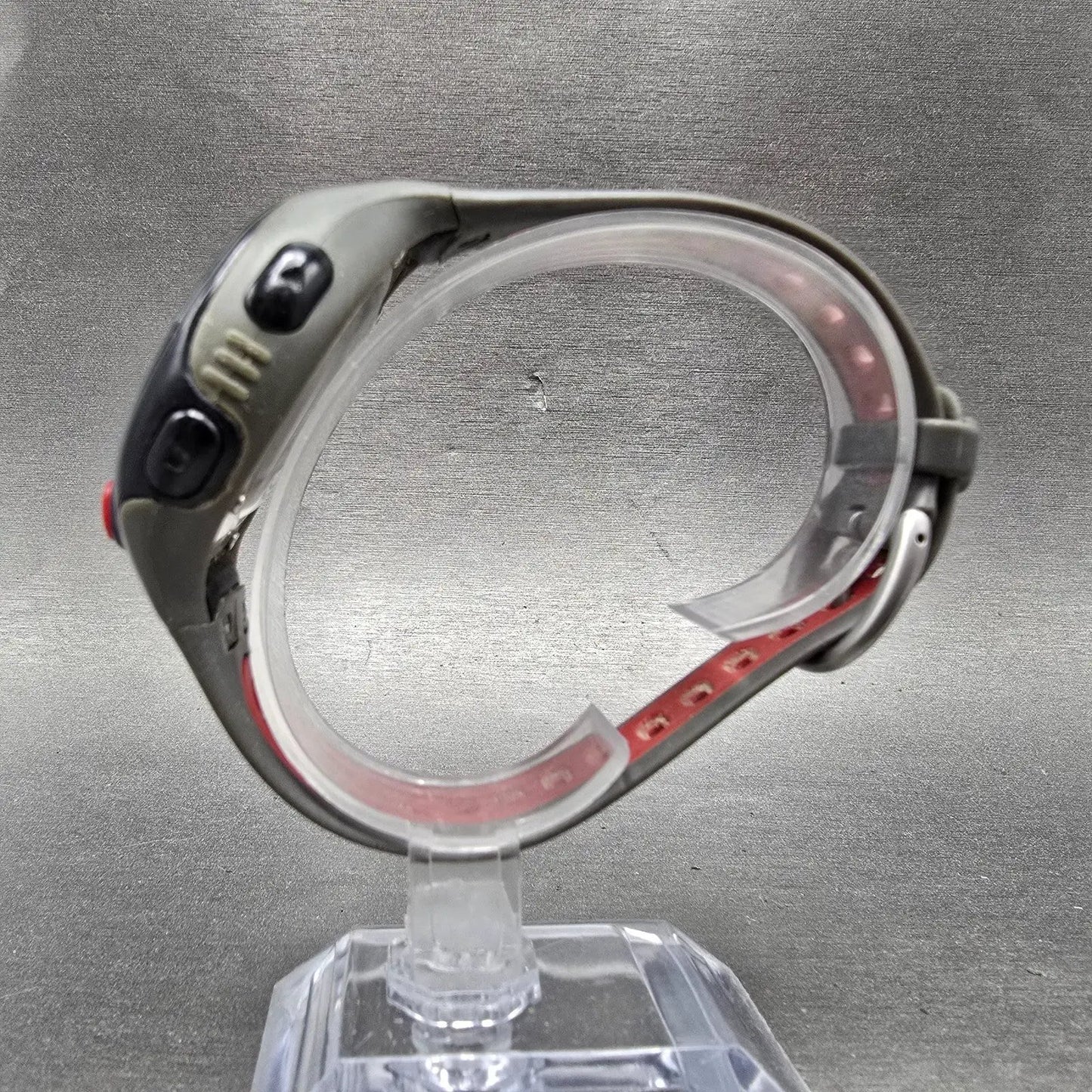 Nike Triax Bowerman Watch Men 39mm Black Gray Red Chronograph New Battery6