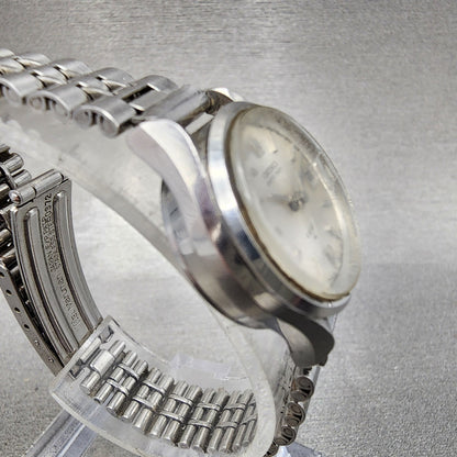 Seiko Matic Lady watch Women 22mm Silver Dial Silver Tone Date 25170200 PARTS4