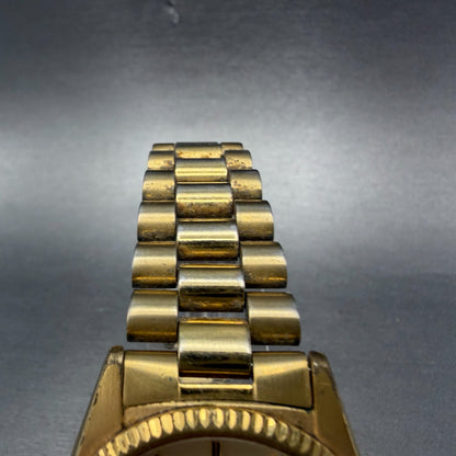 Seiko President Watch Men 36mm Champange Dial Gold Tone Daydate 7N43-8111 NewBat4