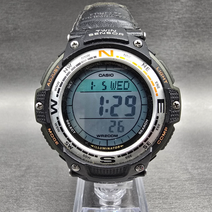 Casio SGW-100B Digital Watch Men 48mm Green Black Chrono Alarm Compass New Batt0