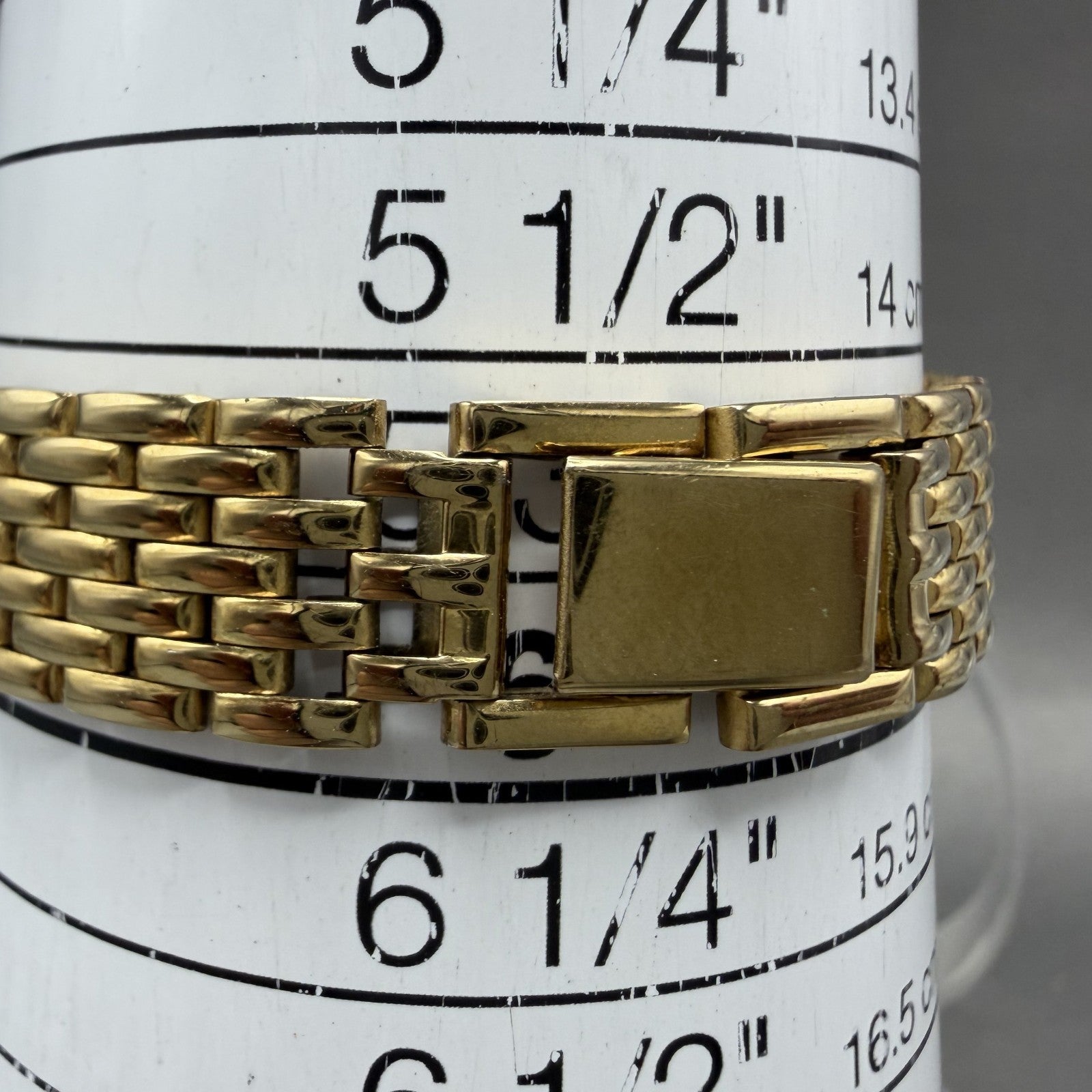 Seiko Tank Watch Women 18mm Black Dial Gold Tone Rectangle V4015650 New Battery10