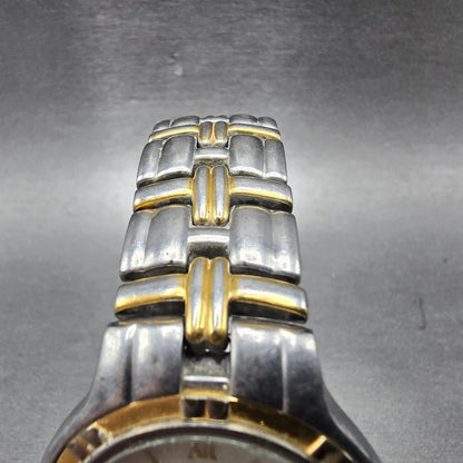 Citizen Elegance Watch Men 35mm White Dial Two Tone Date 5510-H04511 PARTS VTG5