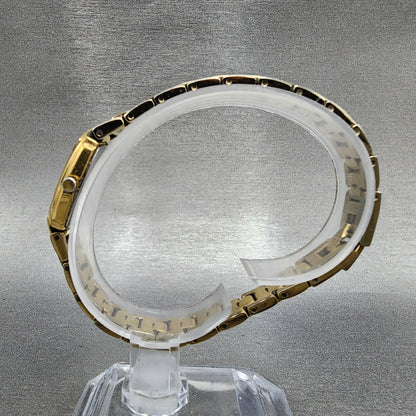 Seiko Tank Watch Women 16mm White Dial Gold Tone Rectangle 1N000GA0 New Battery6