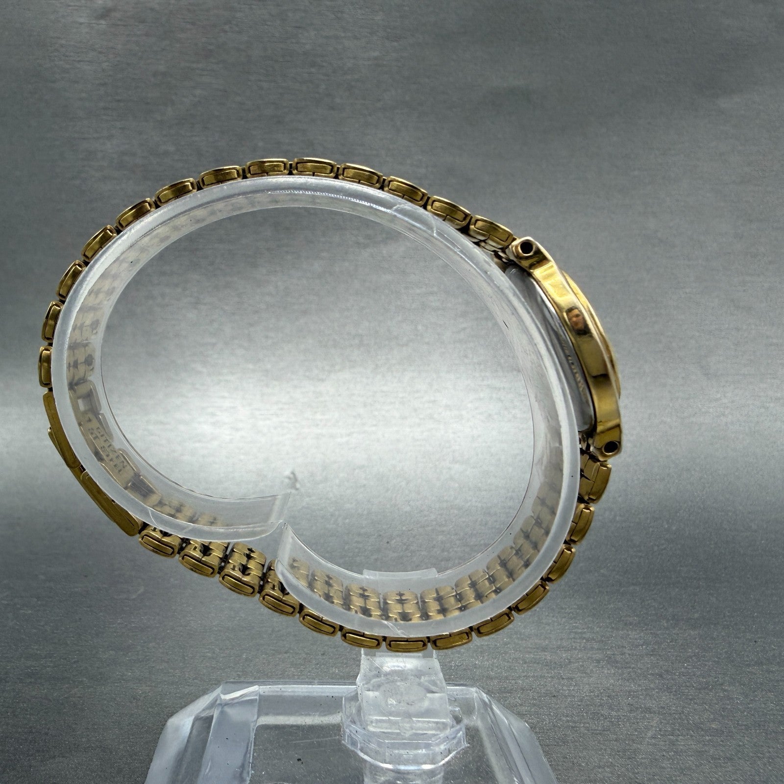 Citizen Watch Women 22mm Gold Dial Gold Tone Round 1020-S54554 New Battery VTG8