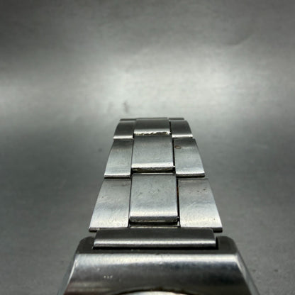 Seiko 5 Actus SilverWave Watch Men 38mm Silver Tone Steel Daydate 6306-8010 Runs4