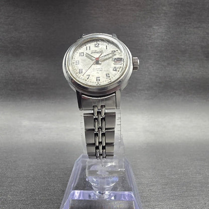 Seiko Automatic Watch Women 23mm Silver Dial Silver Hi-Beat Date 2205-0599 Works5