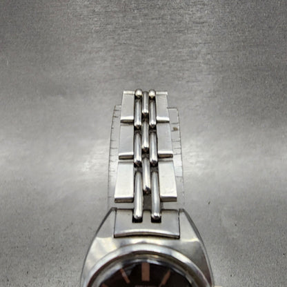 Seiko Matic Lady Watch Women 23mm Gray Dial Silver Tone Automatic 25170211 Runs4