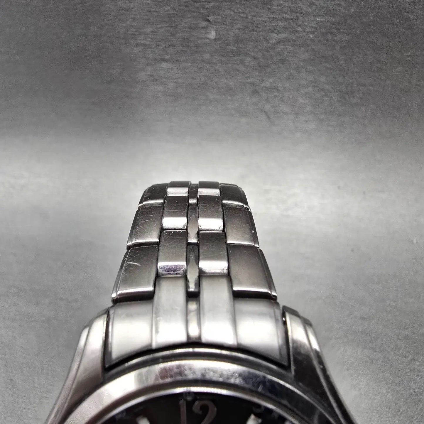Citizen Eco-Drive Attesa Watch Men 41mm Black Dial Titanium Atomic Daydate PARTS6
