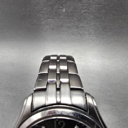 Citizen Eco-Drive Attesa Watch Men 41mm Black Dial Titanium Atomic Daydate PARTS6