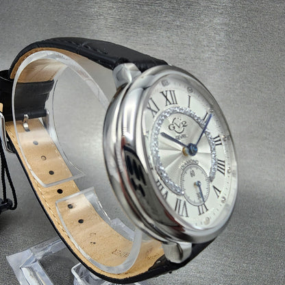Gevril GV2 Rome Watch Women 36mm White Dial Stainless Steel Diamond Accent3