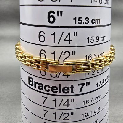 Citizen Chere Watch Women 15mm Champagne Dial Gold Tone Oval 4520-E50366 New Bat9