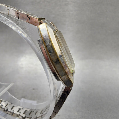 Hamilton Tank Watch Women 16mm White Dial Silver Tone Rectangle Manual Wind Runs3