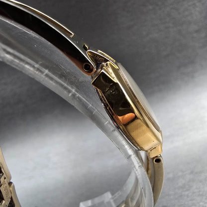 Seiko Watch Women 20mm MOP Dial Gold Diamonds Round 1N00-0GN0 New Battery3