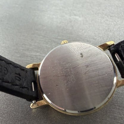 Seiko Watch Women 24mm White Dial Gold Tone Round 2Y00-0A50 New Battery9