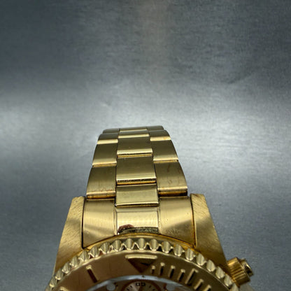Invicta Pro Diver 1774 Chronograph Watch Men 44mm Champagne Dial Gold Tone Runs4