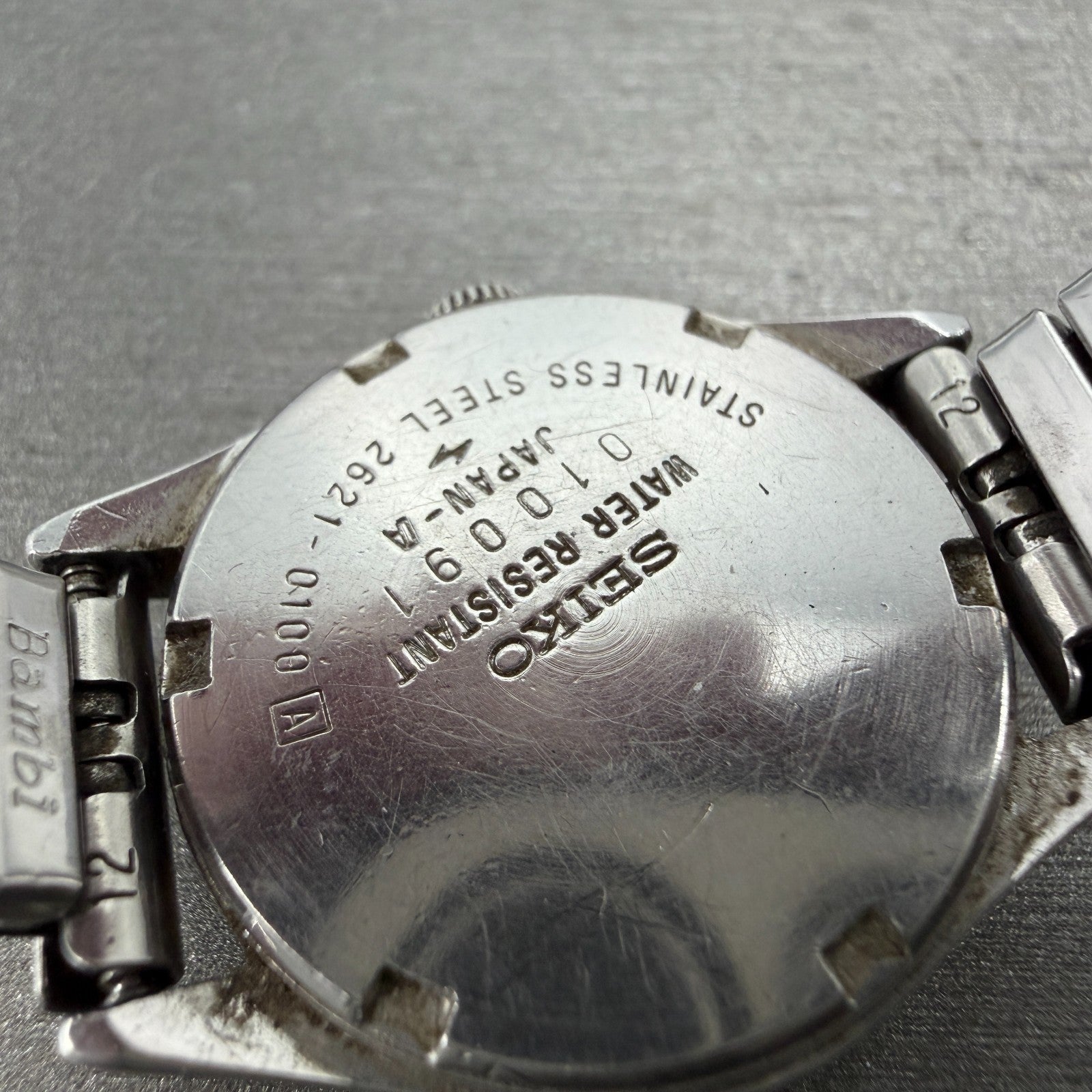 Seiko Watch Women 24mm Silver Dial Silver Tone Round 2621-0100 New Battery9