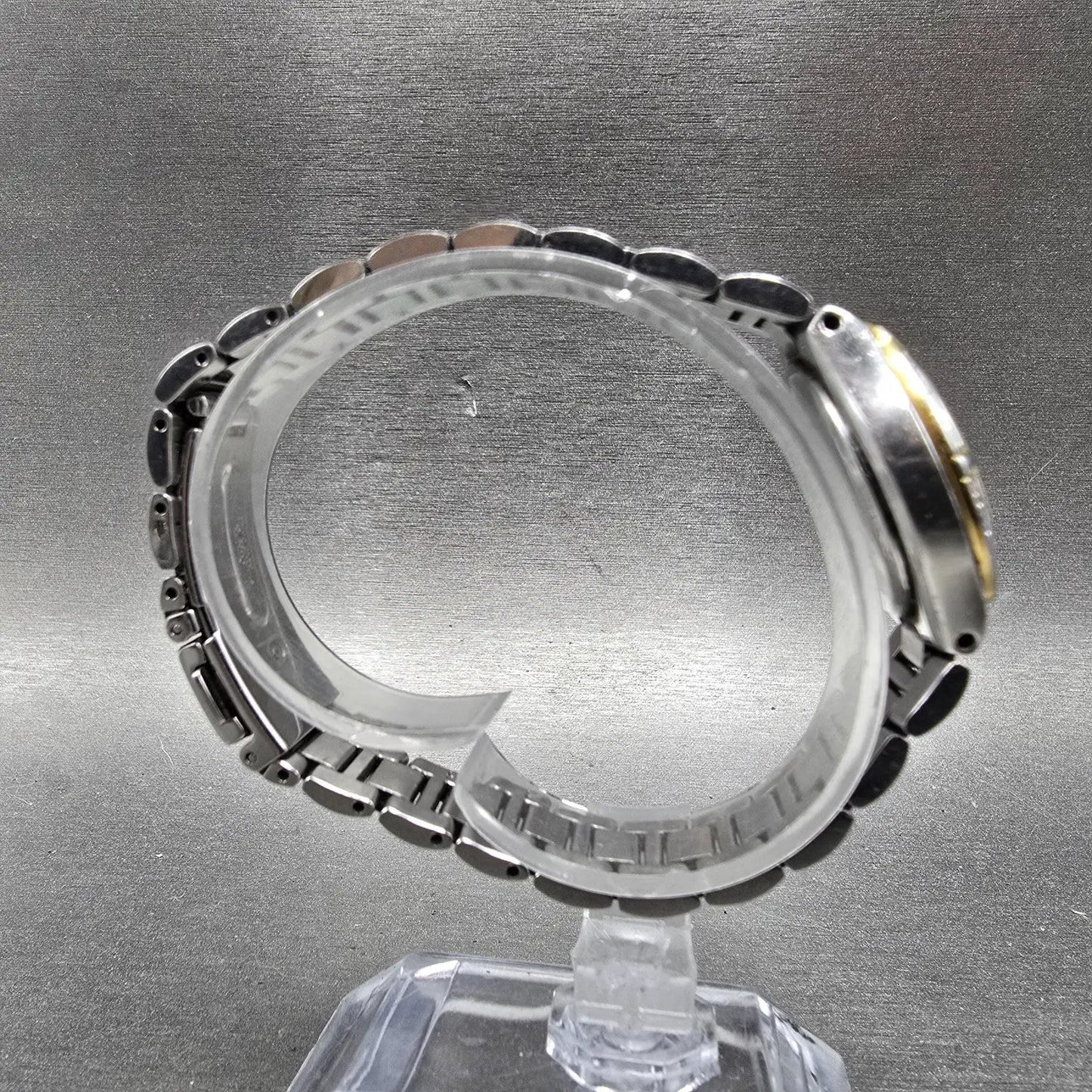 Citizen Eco-Drive Watch Women 27mm MOP Dial Two Tone Gemmed E011-S044235 Works K9