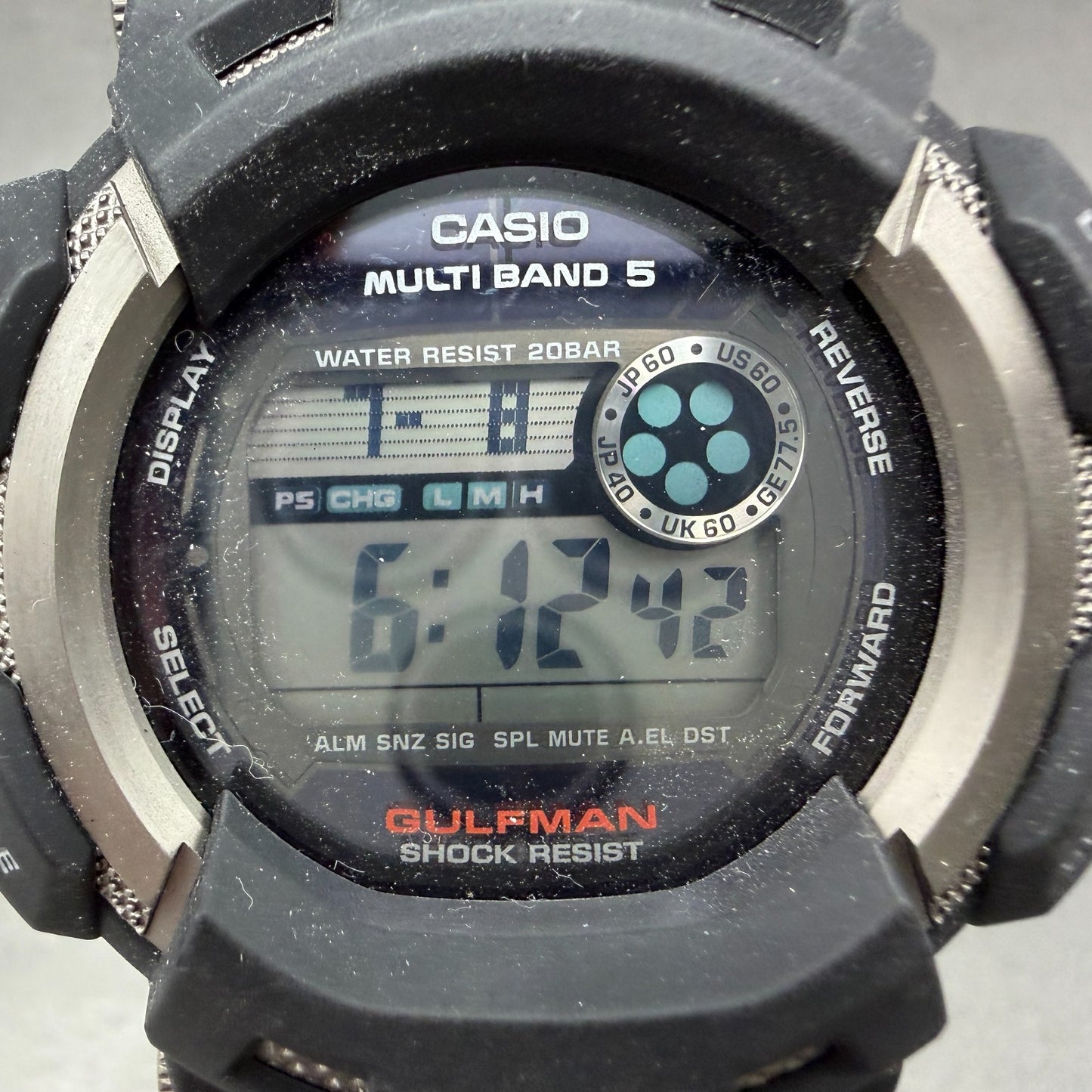 Casio G-Shock Gulfman GW-9100 Watch Men 46mm Digital Black Solar  Atomic Works1