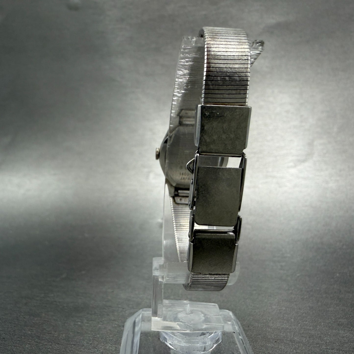 Seiko Watch Women 20mm Silver Dial Silver Tone Round 1400-0039 New Battery VTG7