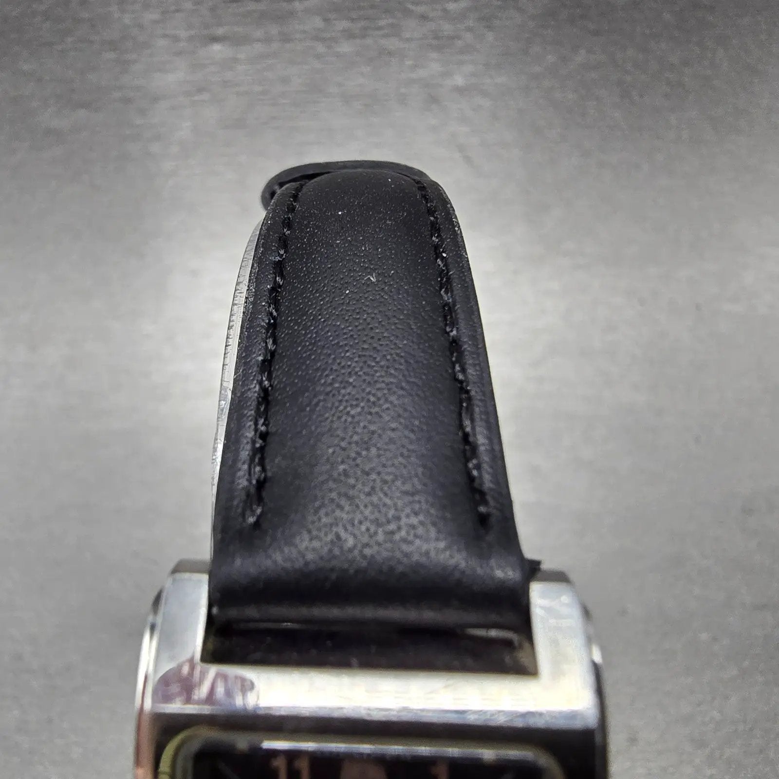 Wenger Swiss Military Tank Watch Women 20mm Black Dial Silver Tone 7511X New Bat4