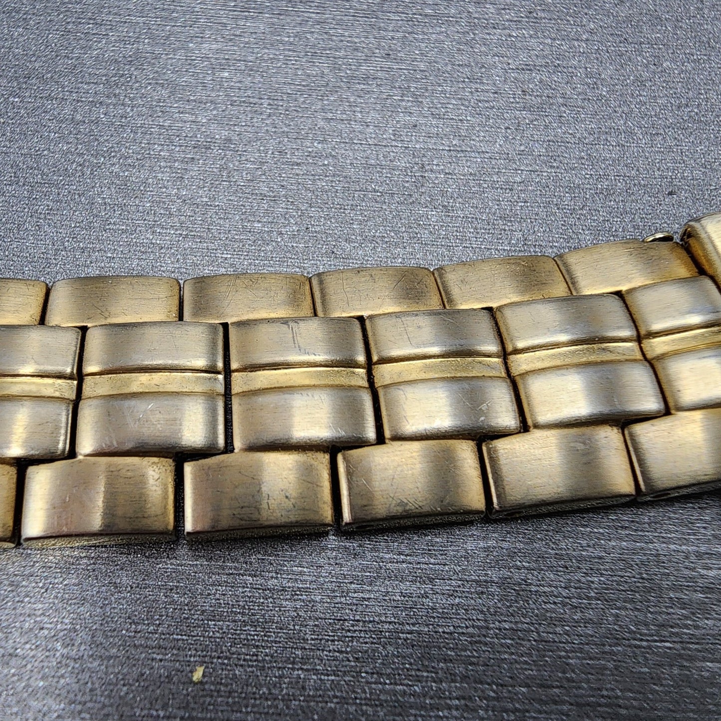 Seiko 32S2ZI Watch Bracelet 21mm Gold Tone Stainless Steel2