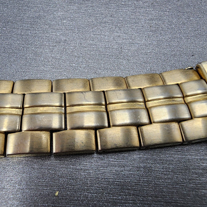 Seiko 32S2ZI Watch Bracelet 21mm Gold Tone Stainless Steel2