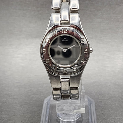 Baume Mercier Linea Watch Women 27mm Silver Dial Steel Round MVO45182 New Batt