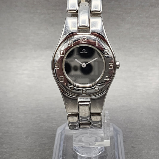Baume Mercier Linea Watch Women 27mm Silver Dial Steel Round MVO45182 New Batt