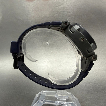 Casio G-Shock AW-510 Watch Men 47mm Black Blue Analog Digital Alarm Chrono PARTS9