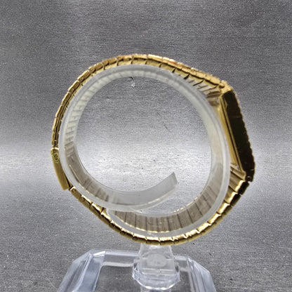 Raymond Weil Tank Watch Women 18mm Silver Dial Two Tone Gold Plated 8057 New Bat8