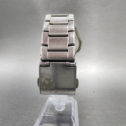 Casio Wave Ceptor Solar Watch Men 41mm White Dial Analog Digital Steel Runs7