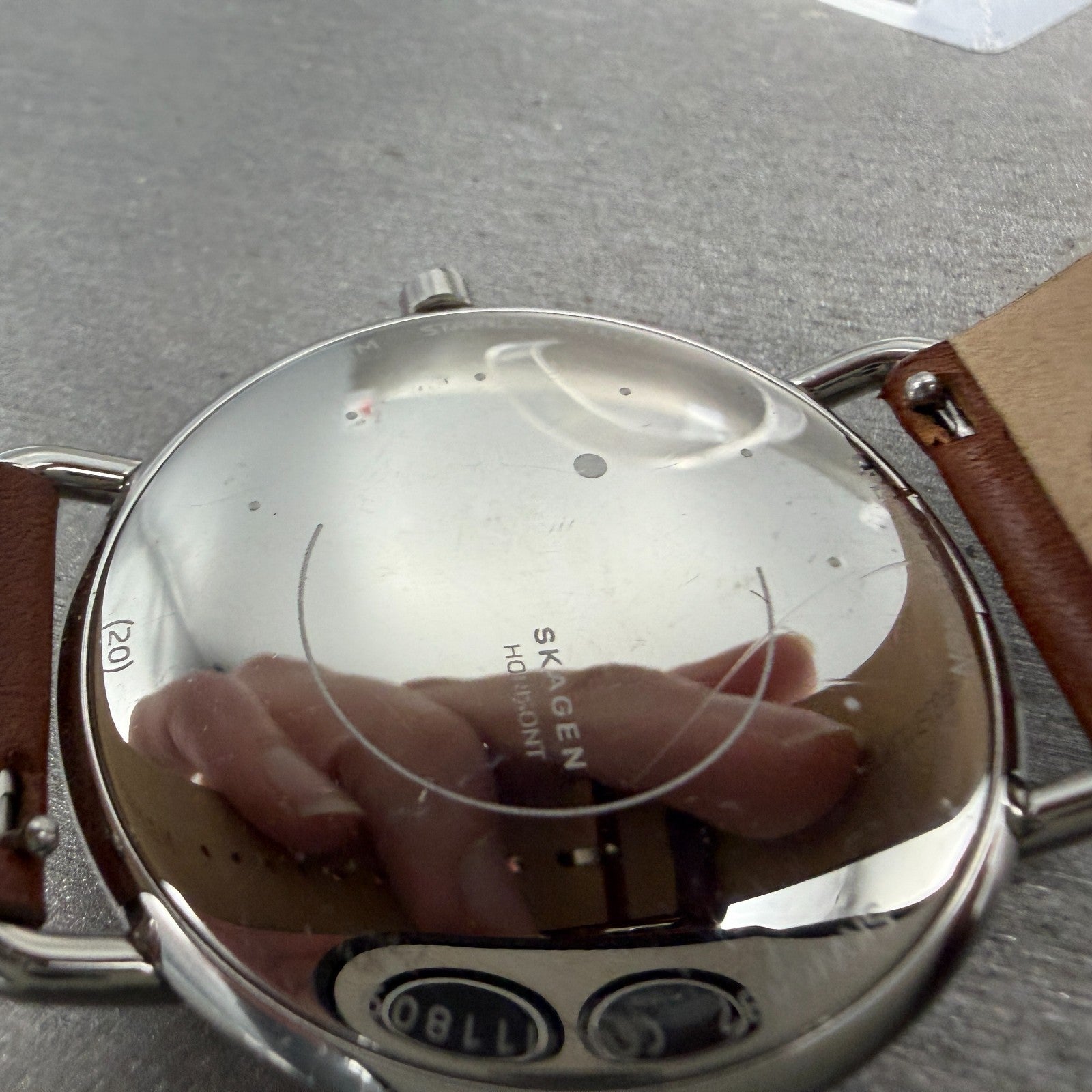 Skagen Horisont Watch Men 40mm White Dial Silver Tone SKW6487 New Battery9
