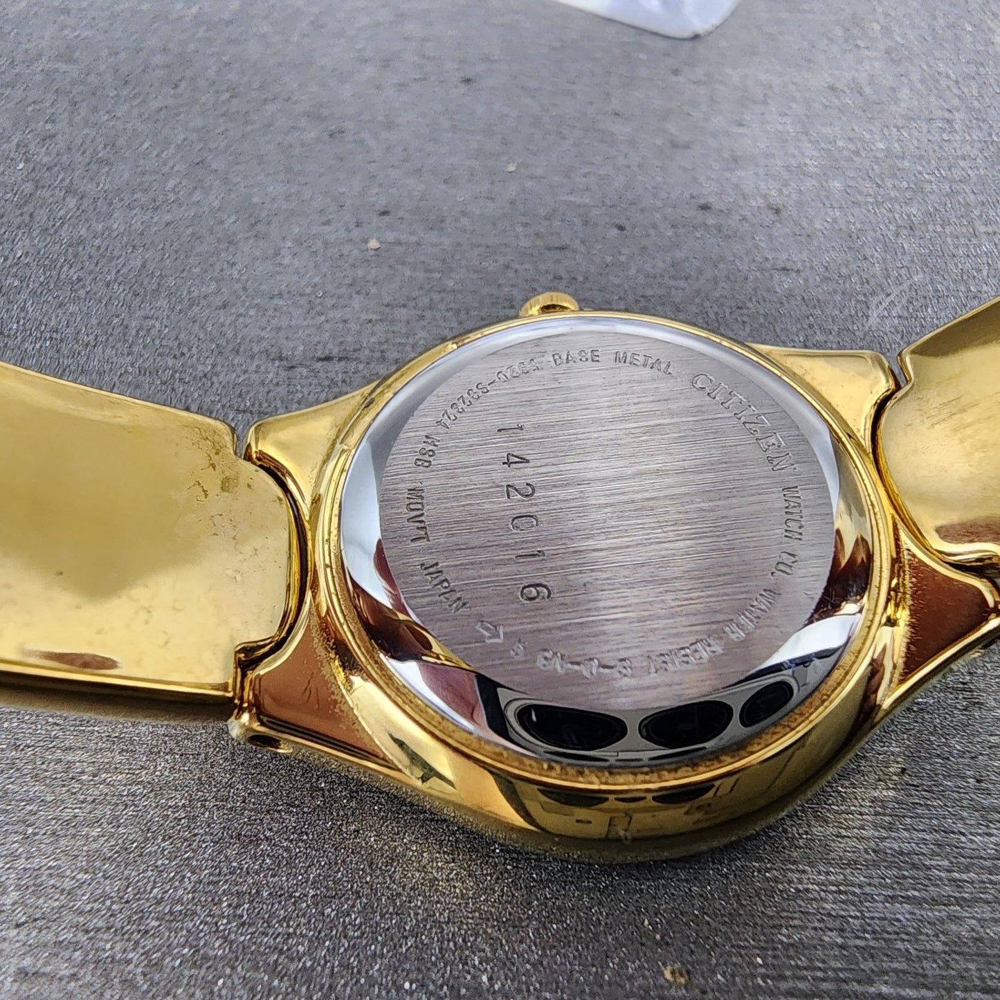 Citizen Watch Women 25mm Champagne Dial Gold Tone 5920S92324 New Battery9