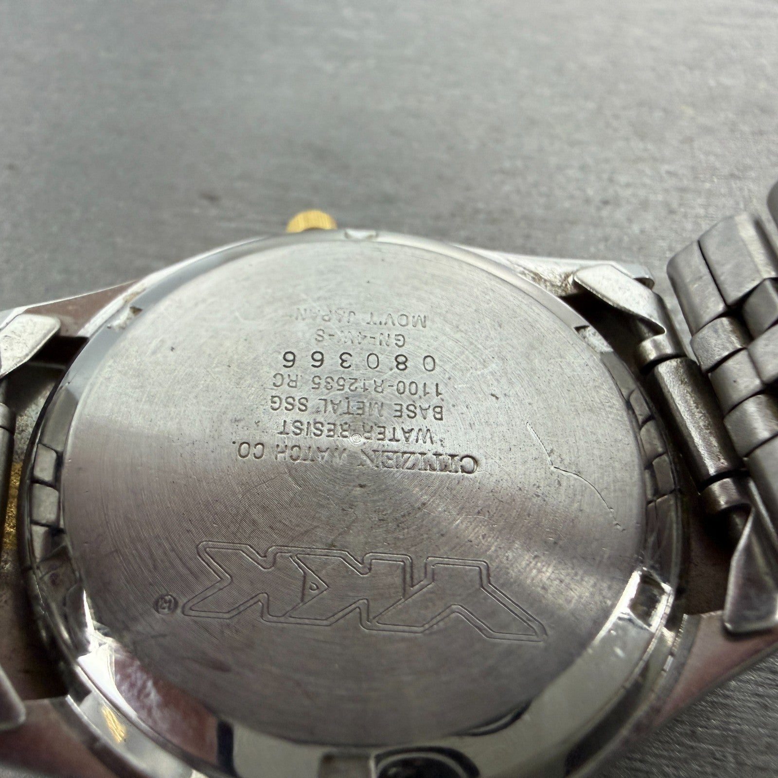 Citizen CQ President Watch Men 36mm Champagne Dial Two Tone Daydate Round NewBat9