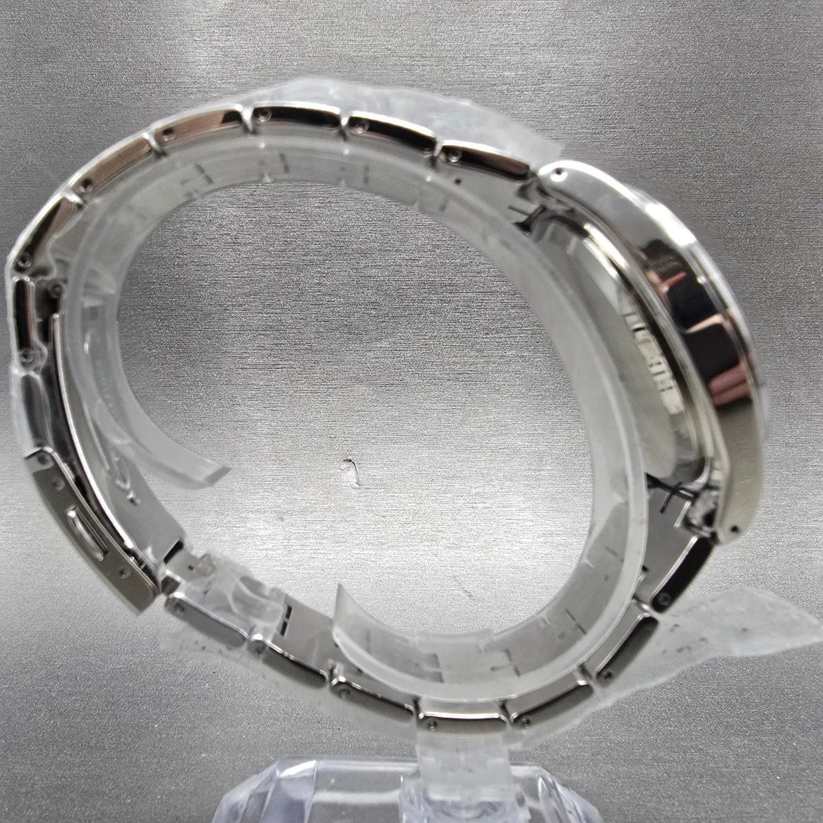 Seiko Atomic Solar Watch Men 39mm White Dial Silver Date Round 7B42-0AK0 PARTS10