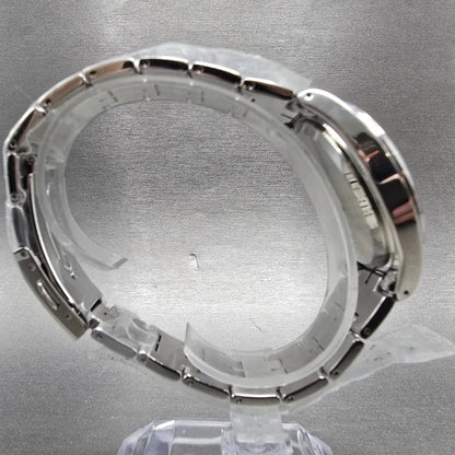 Seiko Atomic Solar Watch Men 39mm White Dial Silver Date Round 7B42-0AK0 PARTS10