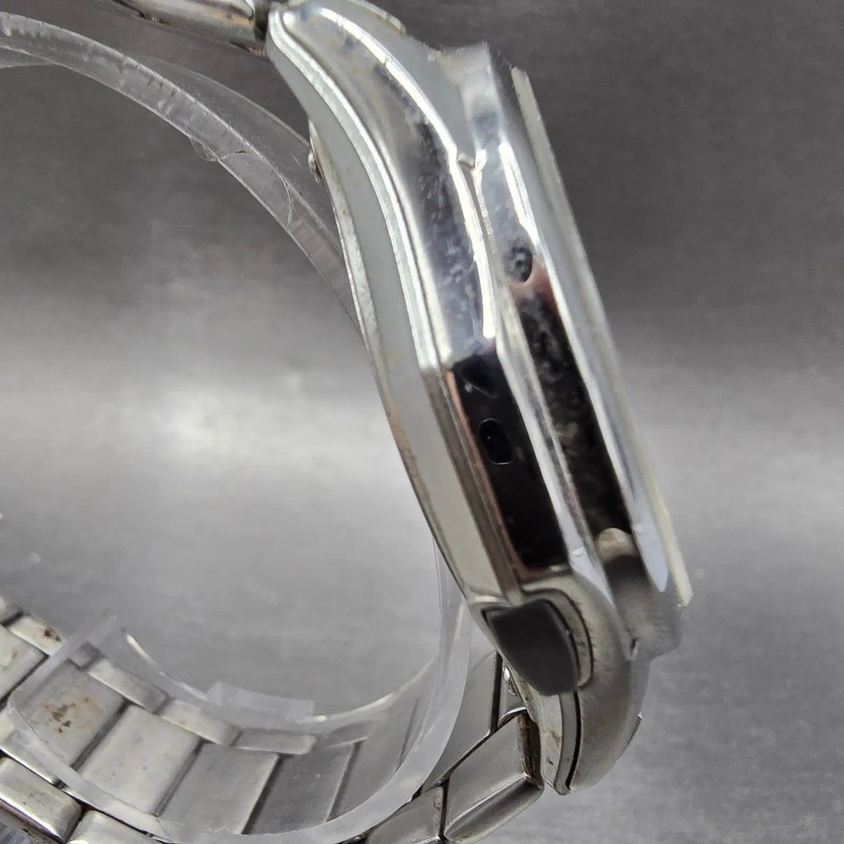 Casio Wave Ceptor Watch Men 42mm Blue Dial Steel Solar Alarm Daydate WVA-M630 J13