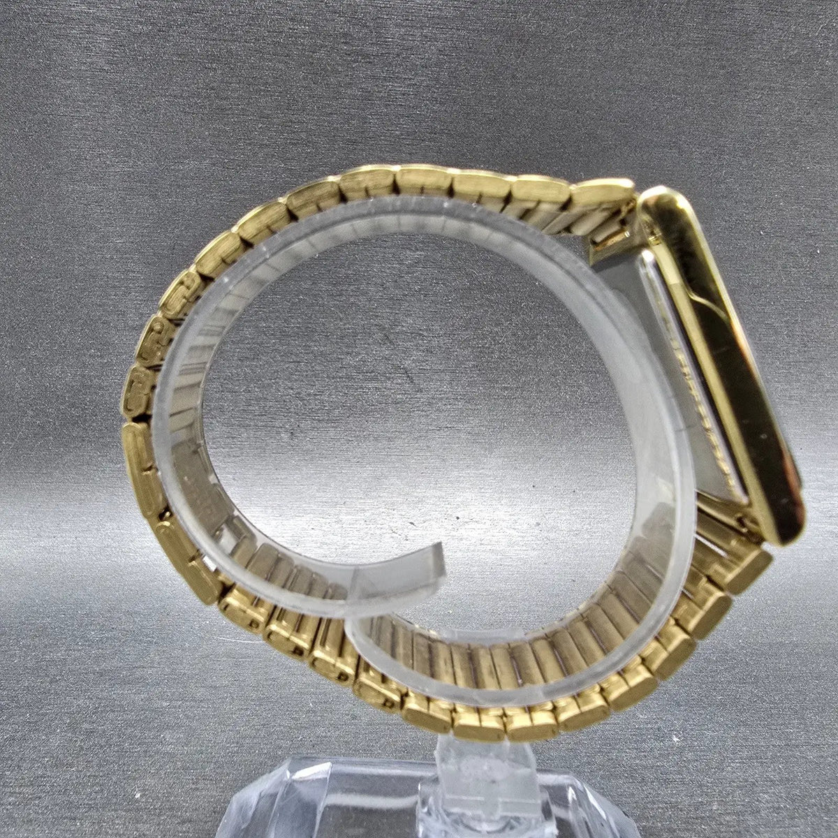 Citizen Tank Watch Men 25mm Black Dial Gold Tone Rectangle 1020-H14231 JP PARTS9