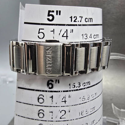 Citizen Eco-Drive Watch Women 21mm White Dial Silver Tone B023-S066409 Runs11
