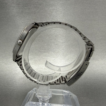 Seiko Watch Men 30mm Silver Dial Silver Tone Rectangle 78305210 PARTS7
