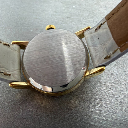 Omega De Ville Watch Women 24mm Gold Dial Gold Plated Manual Wind Runs 511.05089