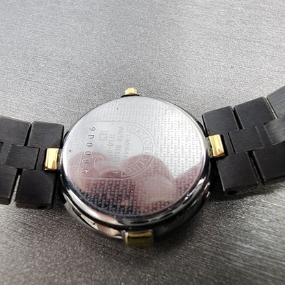 Seiko Lassle Watch Women 24mm Black Dial Black Tone 2f500180 PARTS10