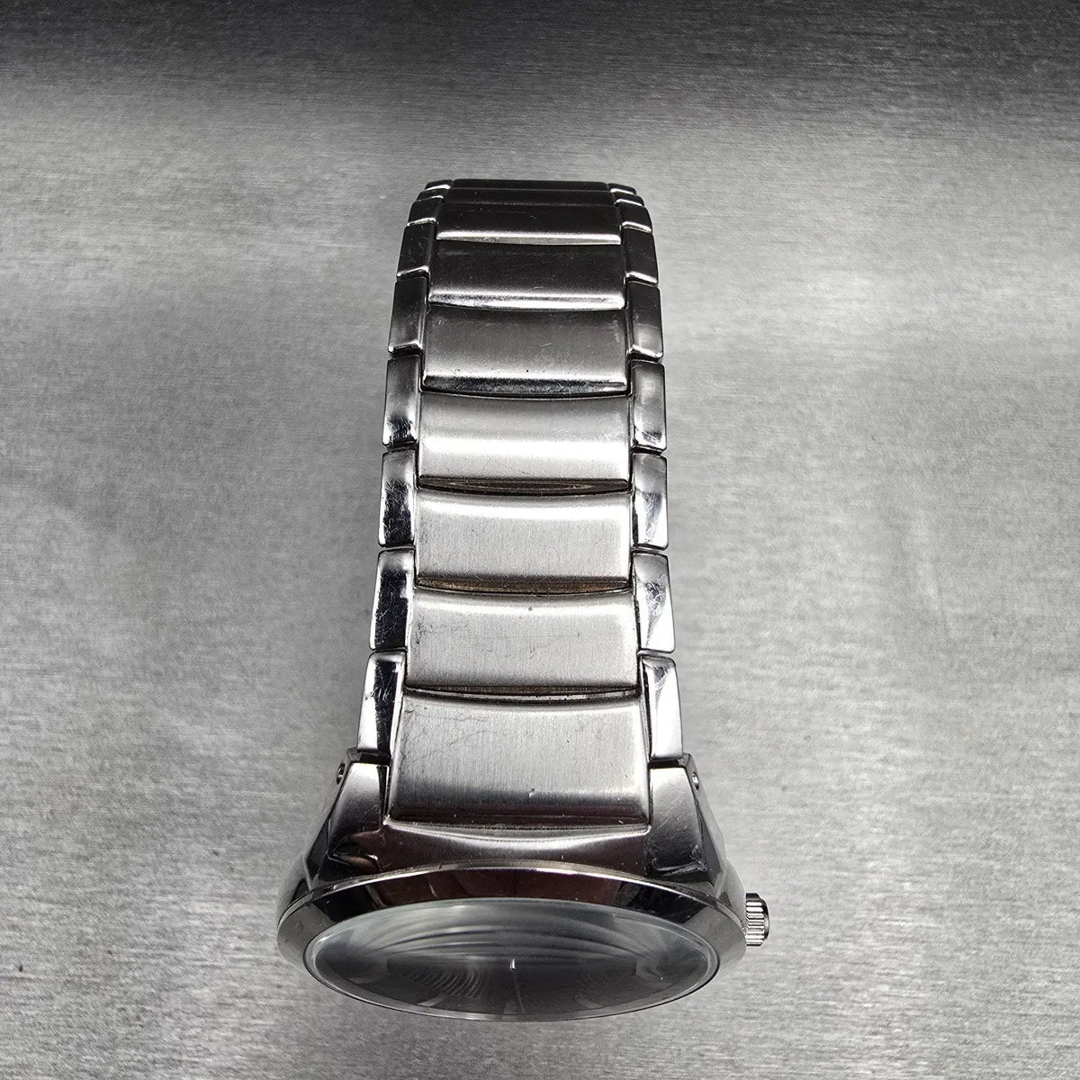 Bulova Watch Men 37mm Black Dial Silver Tone Date Round 96B149 New Battery 234