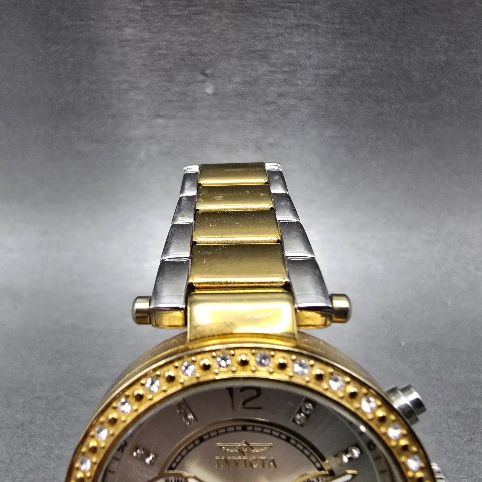 Invicta Angel Watch Women 36mm Silver Dial Two Tone Daydate 20470 New Battery4