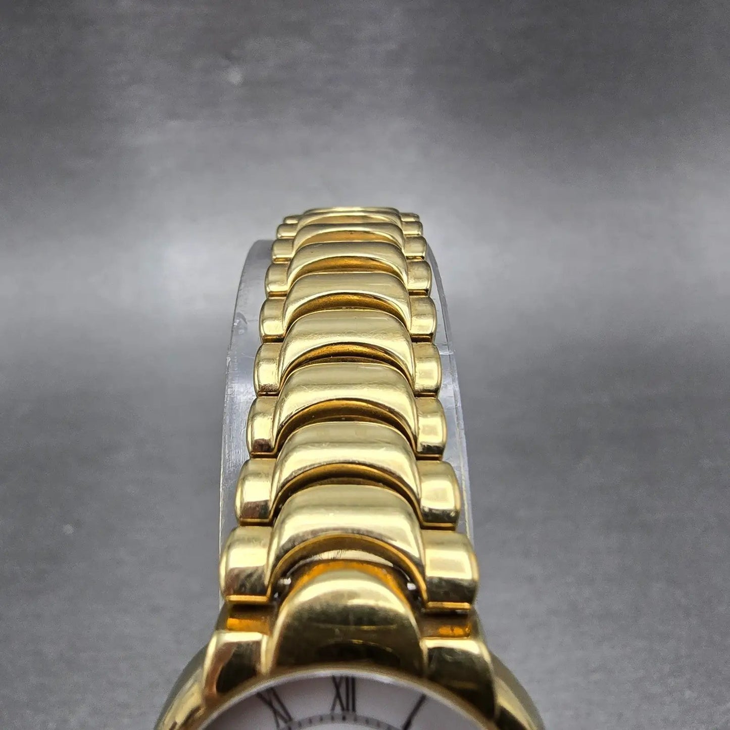 Longines QWR Watch Women 22mm White Dial Gold Tone Date Round New Battery5