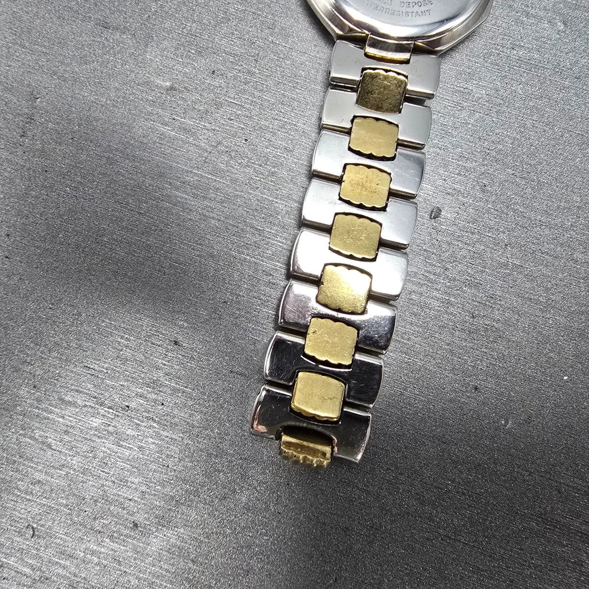 Christian Dior Watch Men 32mm Champagne Dial Two Tone Date 45.204 PARTS12